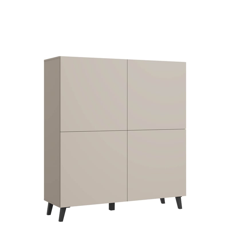 skab Høj kommode PHUKET 120 beige