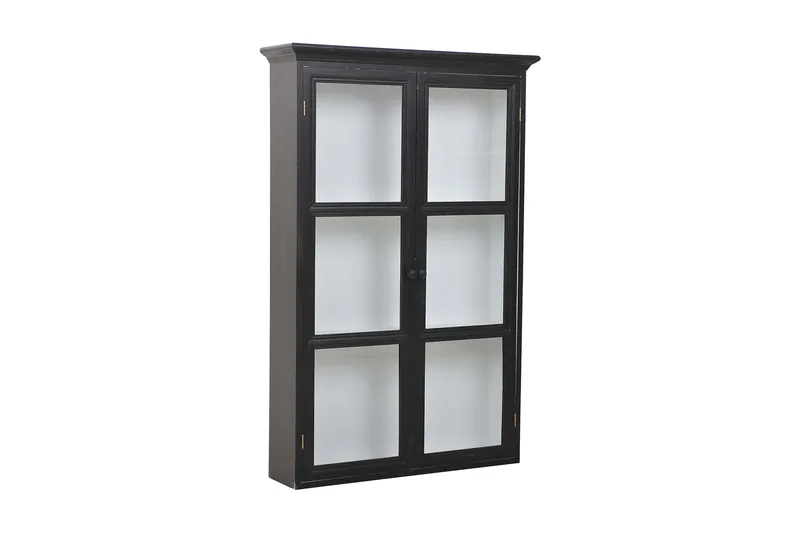 Havin Vægskab 80 cm, Hvid/Sort