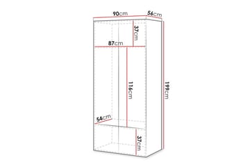 Juniskär Highboard - Hvid - Opbevaring - Skab - Skabe