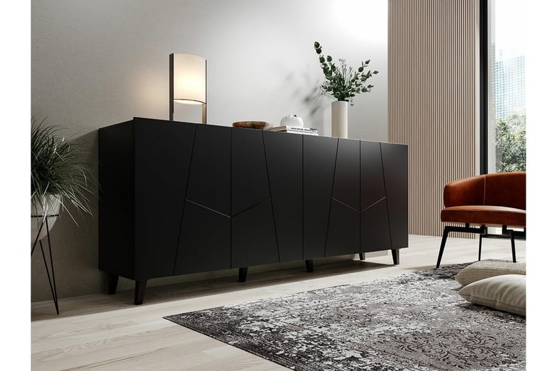 Juniskär Highboard - Sort - Opbevaring - Skab - Skabe