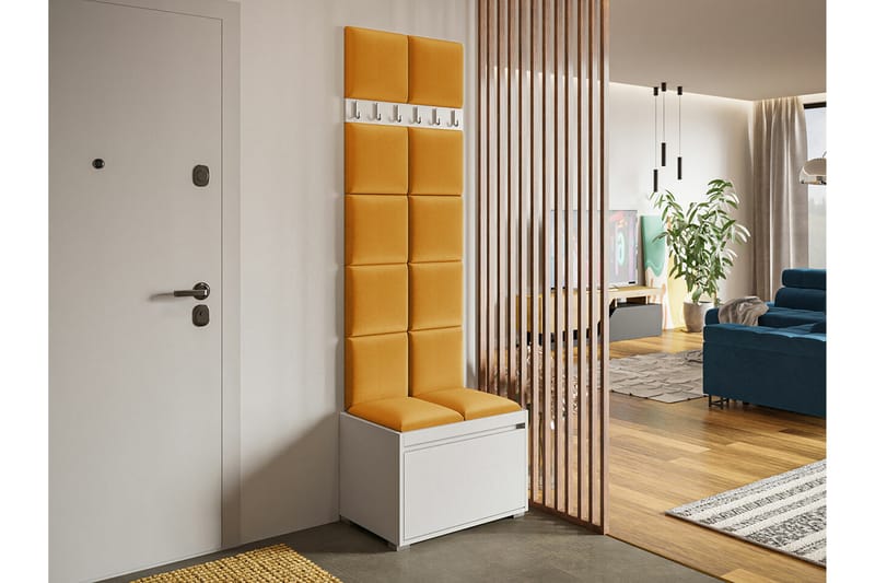 Kenmare Highboard - Gul/Vit - Opbevaring - Skab - Skabe