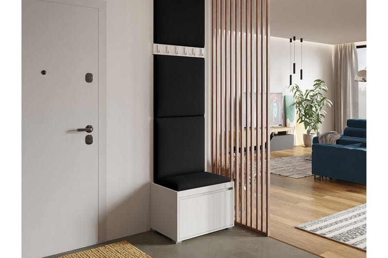 Kenmare Highboard - Sort/Hvid - Opbevaring - Skab - Skabe