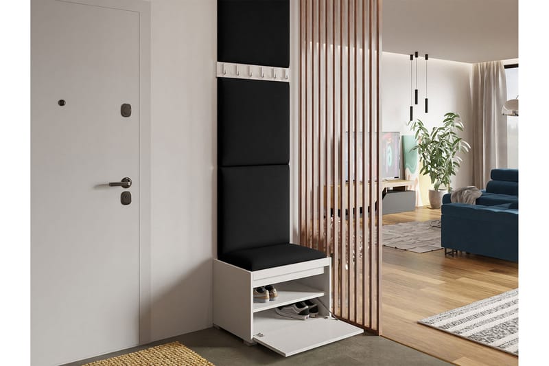 Kenmare Highboard - Sort/Hvid - Opbevaring - Skab - Skabe