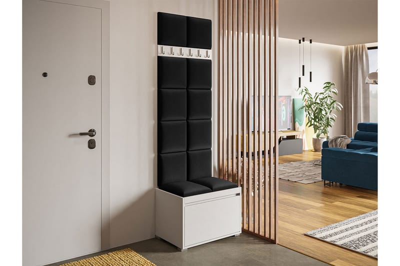 Kenmare Highboard White/Black - Opbevaring - Skab - Skabe