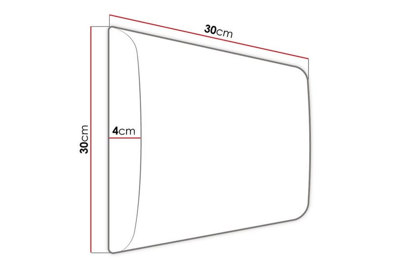 Kenmare Highboard White/Black - Opbevaring - Skab - Skabe