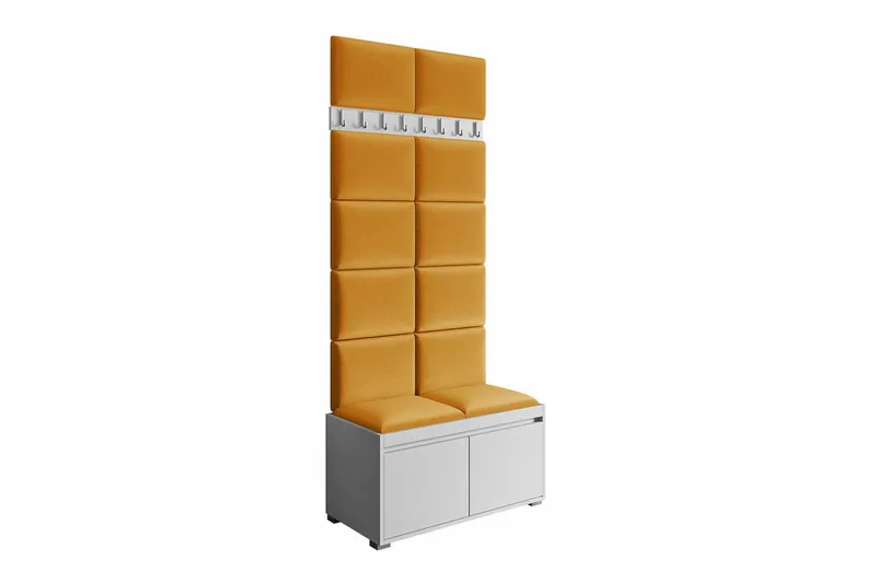 Kenmare Highboard Yellow/White, undefined