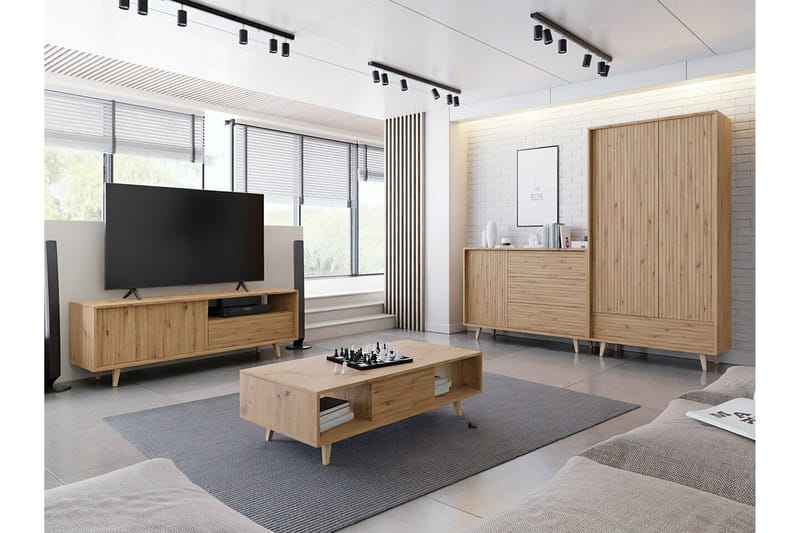 Kintore Highboard - Brun - Opbevaring - Skab - Skabe