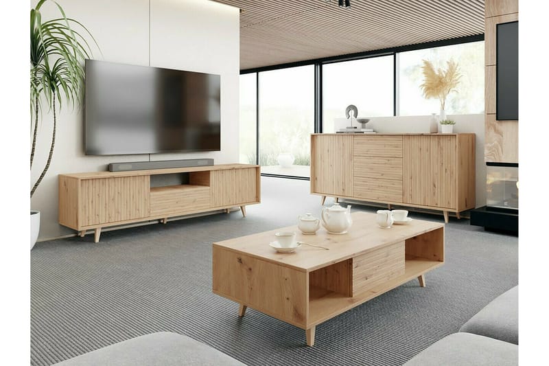 Kintore Highboard - Brun - Opbevaring - Skab - Skabe