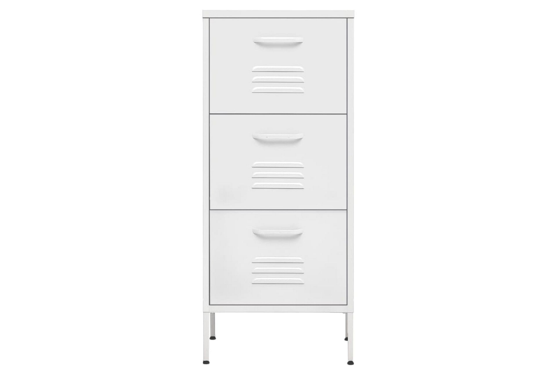 opbevaringsskab 42,5x35x101,5 cm stål hvid - Hvid - Opbevaring - Skab - Skabe - Omklædningsskabe