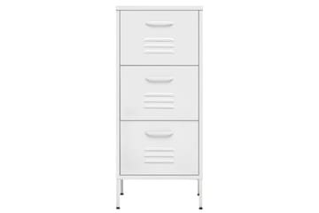 opbevaringsskab 42,5x35x101,5 cm stål hvid - Hvid - Opbevaring - Skab - Skabe - Omklædningsskabe