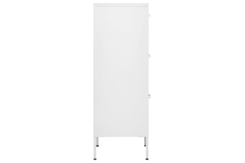 opbevaringsskab 42,5x35x101,5 cm stål hvid - Hvid - Opbevaring - Skab - Skabe - Omklædningsskabe
