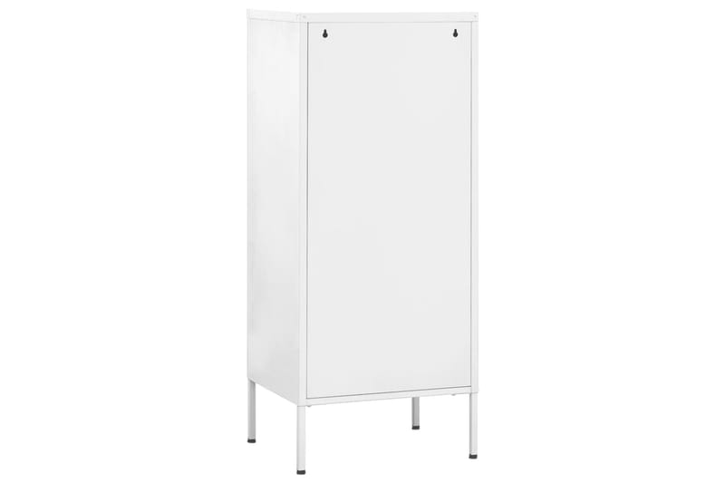 opbevaringsskab 42,5x35x101,5 cm stål hvid - Hvid - Opbevaring - Skab - Skabe - Omklædningsskabe