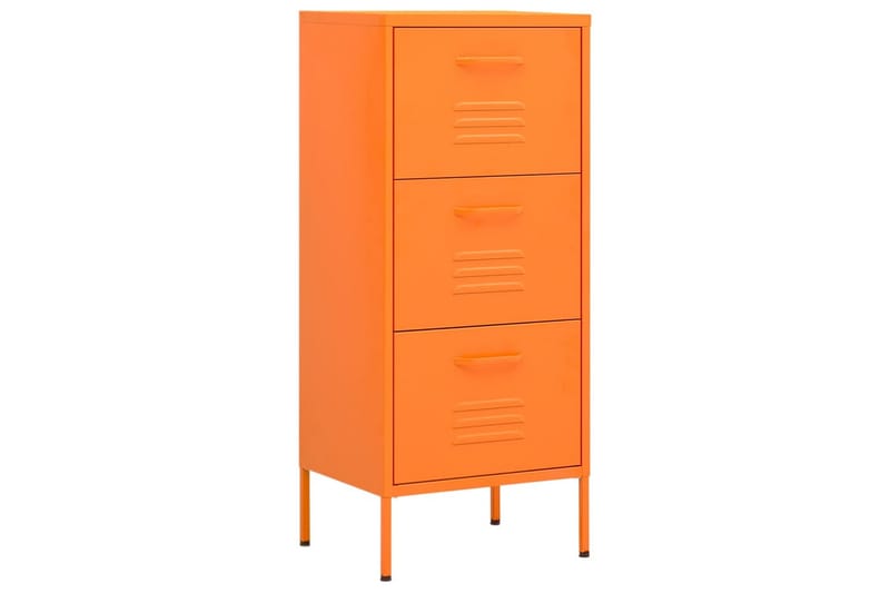opbevaringsskab 42,5x35x101,5 cm stål orange - Orange - Opbevaring - Skab - Skabe - Omklædningsskabe