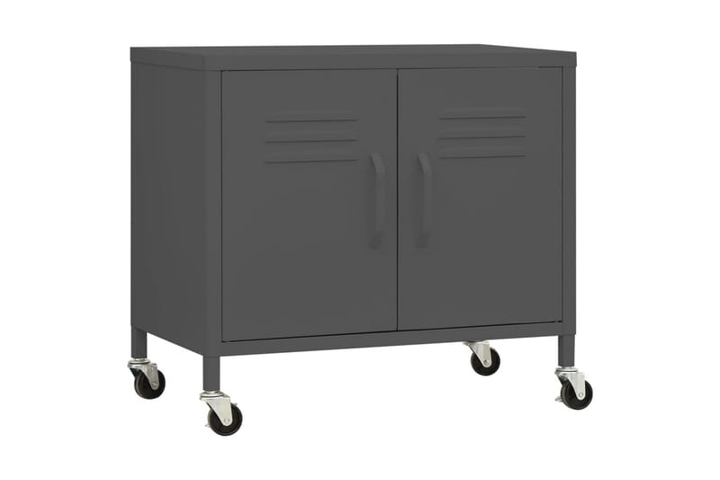 opbevaringsskab 60x35x49 cm stål antracitgrå - Antracit - Opbevaring - Skab - Skabe - Omklædningsskabe