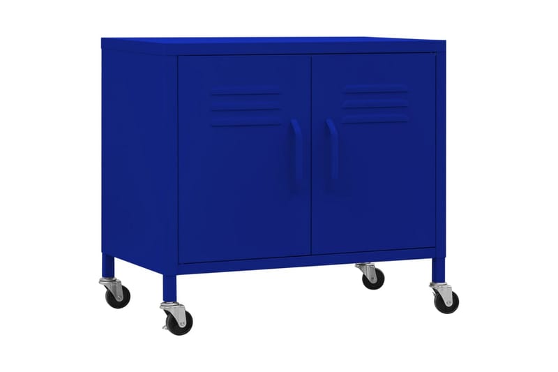 opbevaringsskab 60x35x49 cm stål marineblå - Blå - Opbevaring - Skab - Skabe - Omklædningsskabe