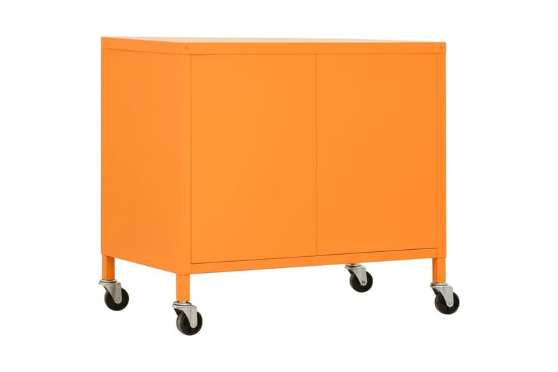 opbevaringsskab 60x35x49 cm stål orange - Orange - Omklædningsskabe