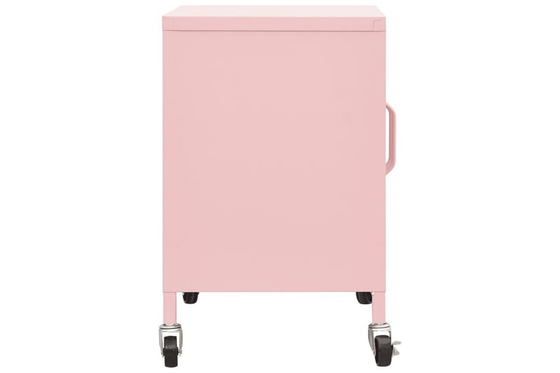opbevaringsskab 60x35x49 cm stål pink - Lyserød - Omklædningsskabe