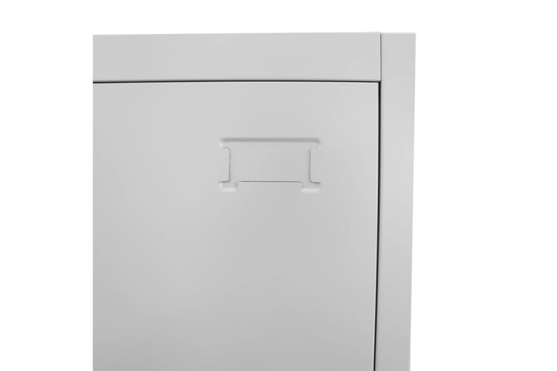 Skab 38 X 45 X 180 Cm - Grå - Opbevaring - Skab - Skabe - Omklædningsskabe