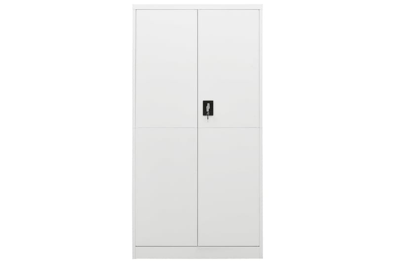 skab med lås 90x40x180 cm stål hvid - Hvid - Opbevaring - Skab - Skabe - Omklædningsskabe