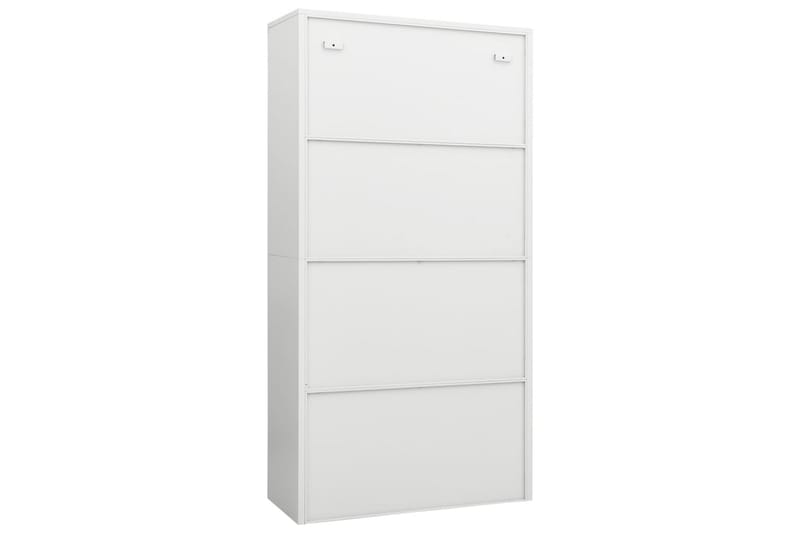 skab med lås 90x40x180 cm stål hvid - Hvid - Opbevaring - Skab - Skabe - Omklædningsskabe