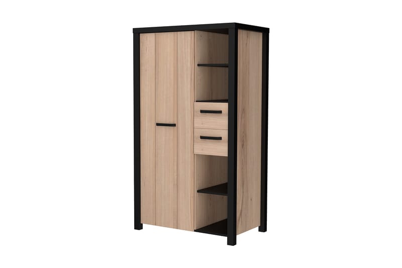 Konitsa Highboard 53x91 cm - Brun/Sort - Opbevaring - Skab - Skabe