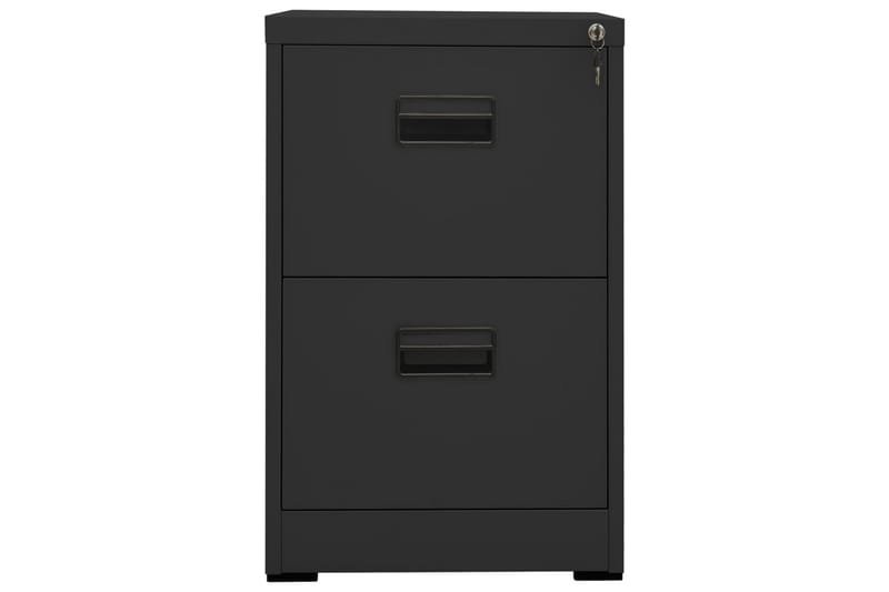 arkivskab 46x62x72,5 cm stål antracitgrå - Antracit - Opbevaring - Skab - Skabe - Kontorskab - Dokumentskab