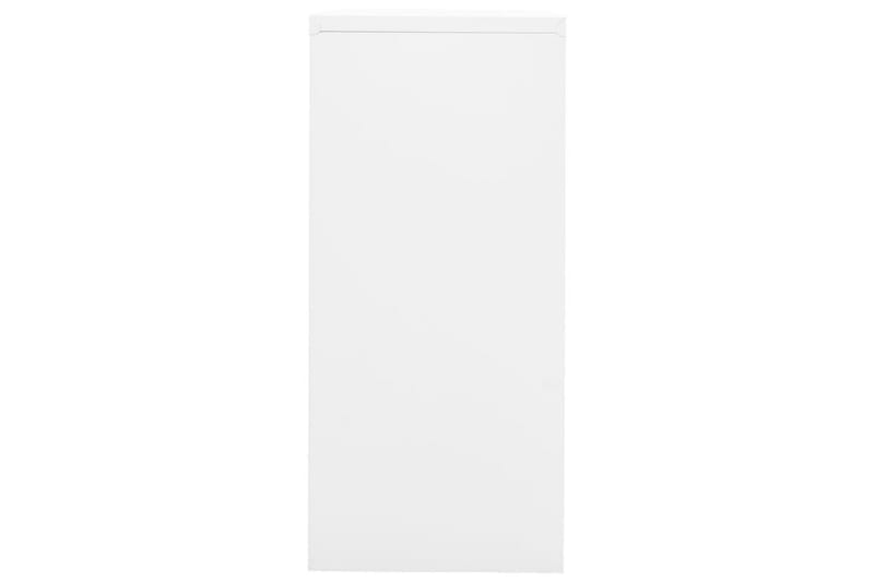 arkivskab 90x46x103 cm stål hvid - Hvid - Arkivskab & hængende arkivskab