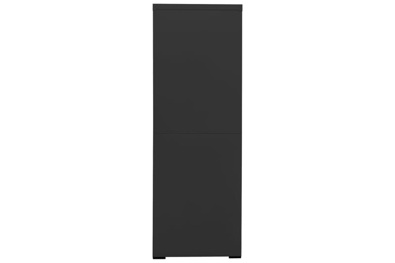 arkivskab 90x46x134 cm stål antracitgrå - Antracit - Opbevaring - Skab - Skabe - Kontorskab - Dokumentskab