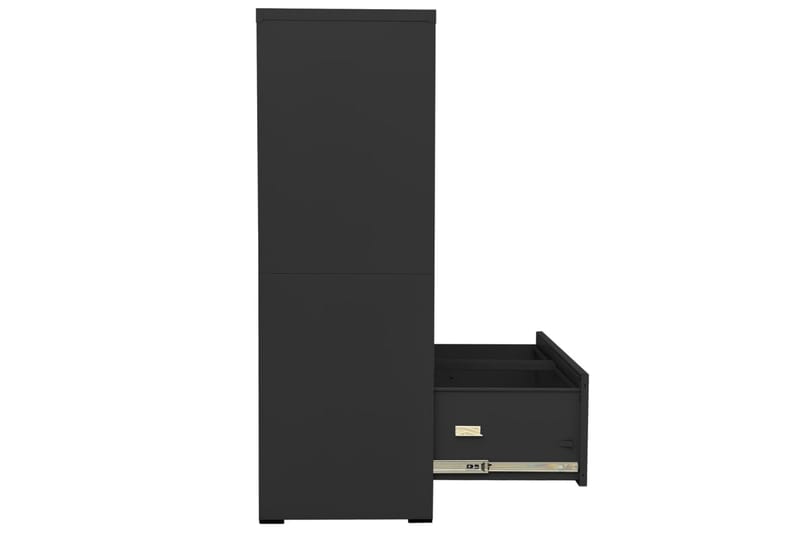 arkivskab 90x46x134 cm stål antracitgrå - Antracit - Opbevaring - Skab - Skabe - Kontorskab - Dokumentskab