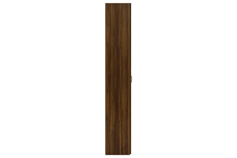 beBasic kontorskab 60x32x190 cm konstrueret træ brun egetræsfarve - Brun - Arkivskab & hængende arkivskab