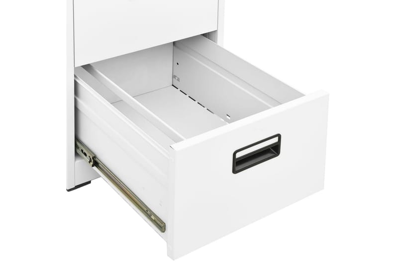 arkivskab 46x62x102,5 cm stål hvid - Hvid - Opbevaring - Skab - Skabe - Kontorskab - Dokumentskab