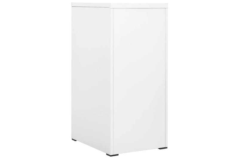 arkivskab 46x62x102,5 cm stål hvid - Hvid - Opbevaring - Skab - Skabe - Kontorskab - Dokumentskab