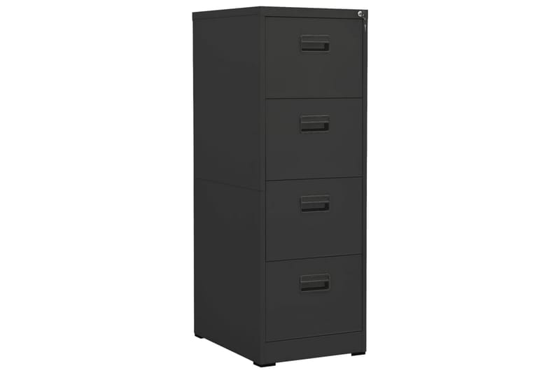arkivskab 46x62x133 cm stål antracitgrå - Antracit - Opbevaring - Skab - Skabe - Kontorskab - Dokumentskab