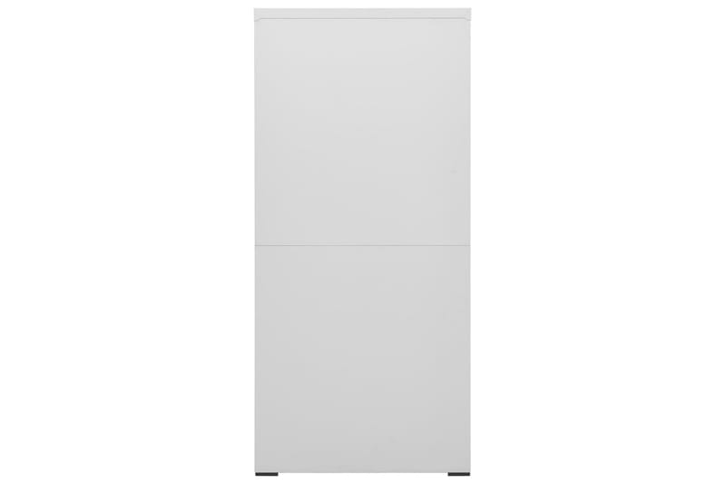 arkivskab 46x62x133 cm stål lysegrå - Grå - Opbevaring - Skab - Skabe - Kontorskab - Dokumentskab