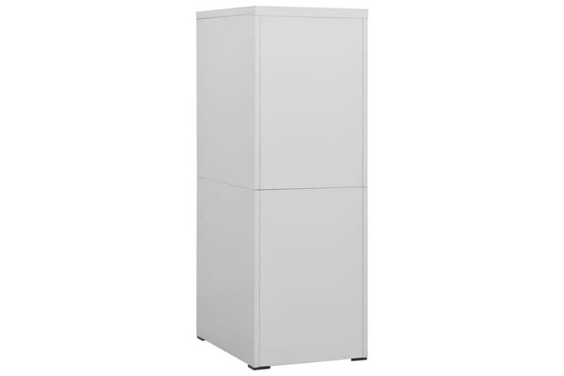 arkivskab 46x62x133 cm stål lysegrå - Grå - Opbevaring - Skab - Skabe - Kontorskab - Dokumentskab