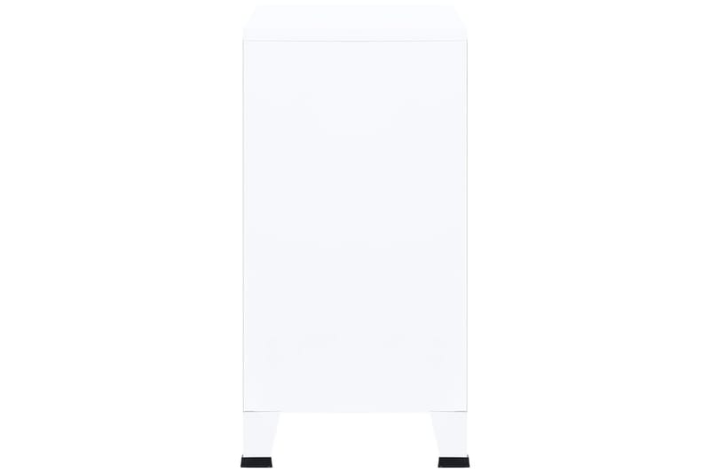 arkivskab 75x40x80 cm stål hvid - Hvid - Opbevaring - Skab - Skabe - Kontorskab - Dokumentskab
