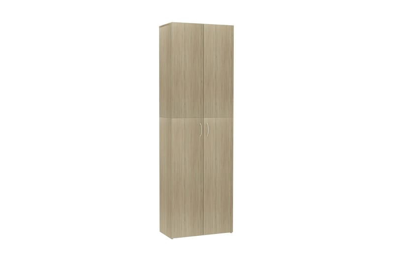 kontorskab 60 x 32 x 190 cm spånplade sonoma-eg - Opbevaring - Skab - Skabe - Kontorskab - Dokumentskab