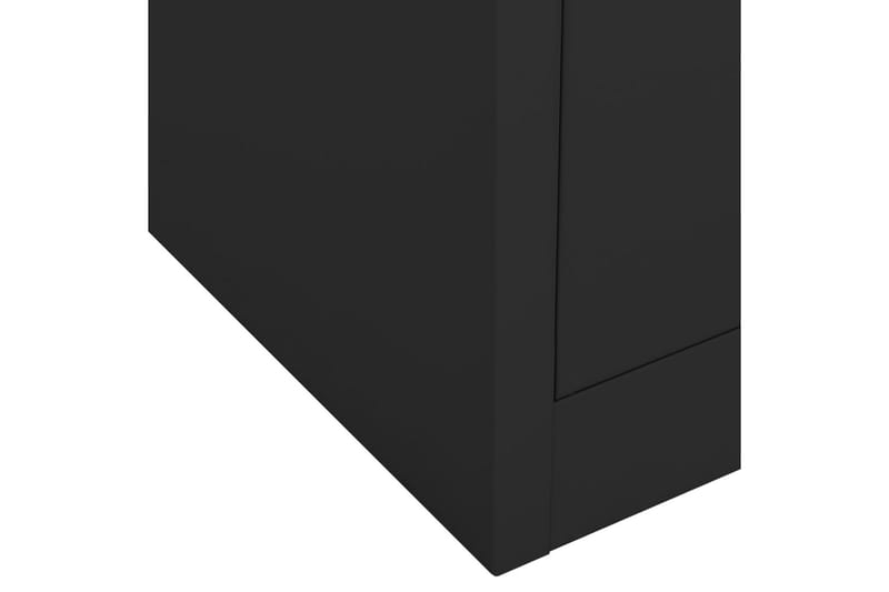 kontorskab 90x40x102 cm stål antracitgrå - Antracit - Opbevaring - Skab - Skabe - Kontorskab - Dokumentskab