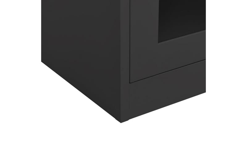 kontorskab 90x40x90 cm stål antracitgrå - Antracit - Opbevaring - Skab - Skabe - Kontorskab - Dokumentskab