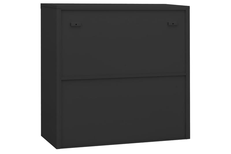 kontorskab 90x40x90 cm stål antracitgrå - Antracit - Opbevaring - Skab - Skabe - Kontorskab - Dokumentskab