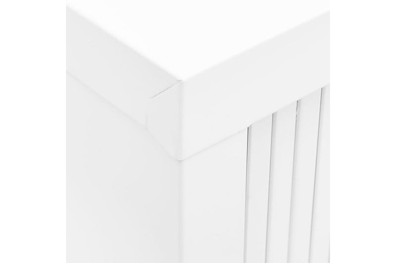 skab med skydelåge 90x40x90 cm stål hvid - Hvid - Opbevaring - Skab - Skabe - Kontorskab - Dokumentskab