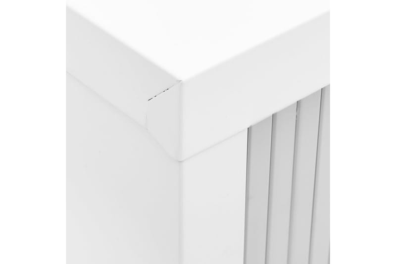 skab med skydelåger 90x40x90 cm stål grå - Grå - Opbevaring - Skab - Skabe - Kontorskab - Dokumentskab
