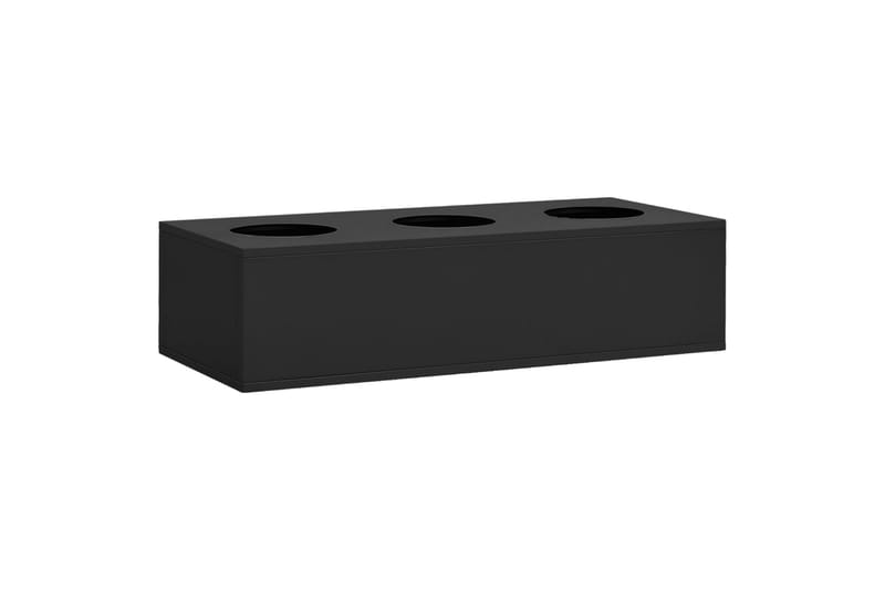 kontorskab med plantekasse 90x40x125 cm stål antracitgrå - Antracit - Opbevaring - Skab - Skabe - Kontorskab - Dokumentskab