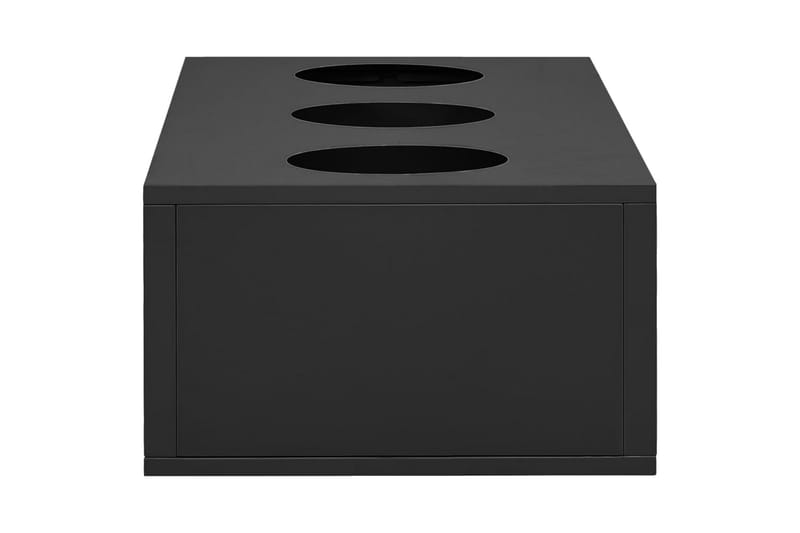 kontorskab med plantekasse 90x40x125 cm stål antracitgrå - Antracit - Opbevaring - Skab - Skabe - Kontorskab - Dokumentskab