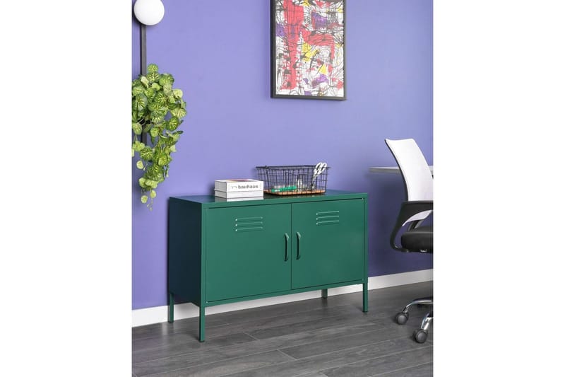 Kontorskab Uria Grøn - Grøn - Opbevaring - Skab - Skabe - Kontorskab - Dokumentskab