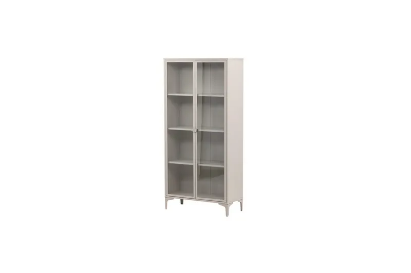 Skab Piring - Beige - Opbevaring - Skab - Vitrineskabe