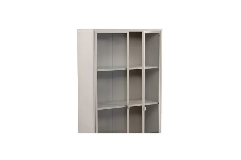 Skab Piring - Beige - Opbevaring - Skab - Vitrineskabe