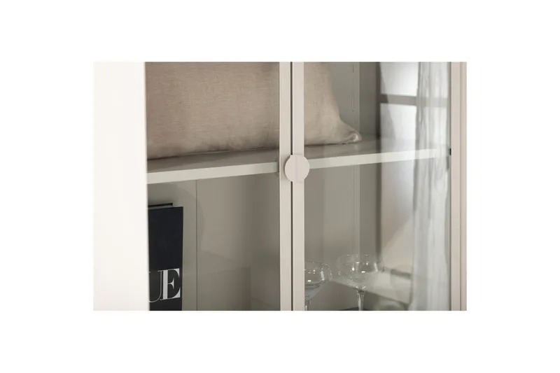 Skab Piring - Beige - Opbevaring - Skab - Vitrineskabe