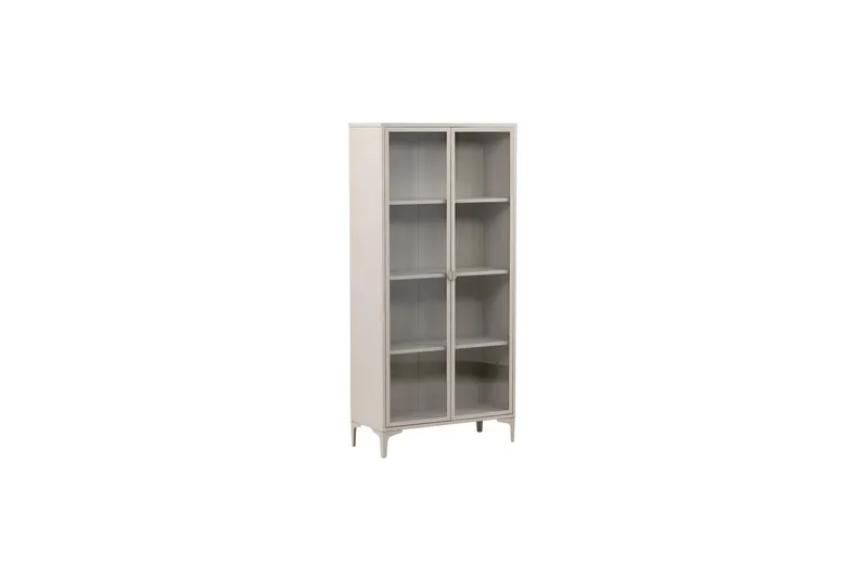 Skab Piring - Beige - Opbevaring - Skab - Vitrineskabe