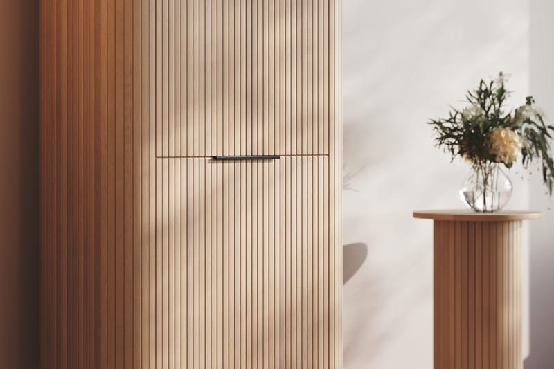 Kopparbo Højskab Hvidlaseret Eg - Lyst hvidlaseret egetræ - Opbevaring - Skab - Skabe